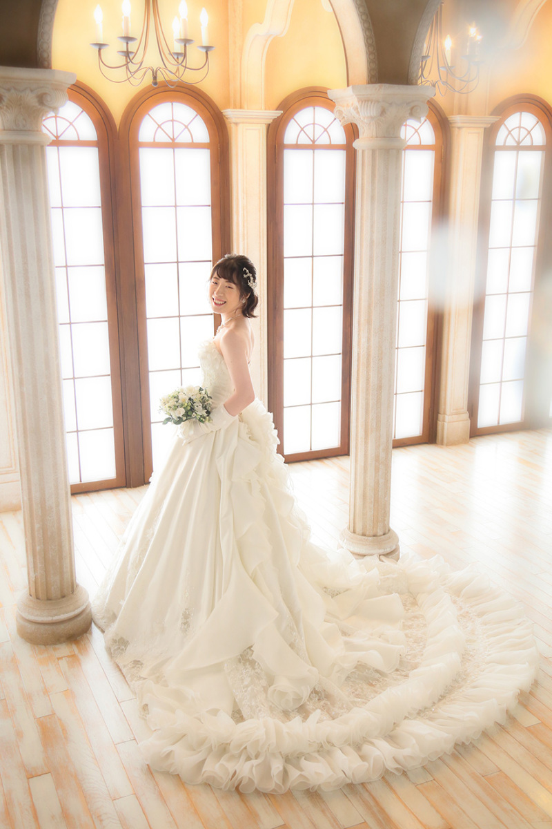 新婦様のソロショットも