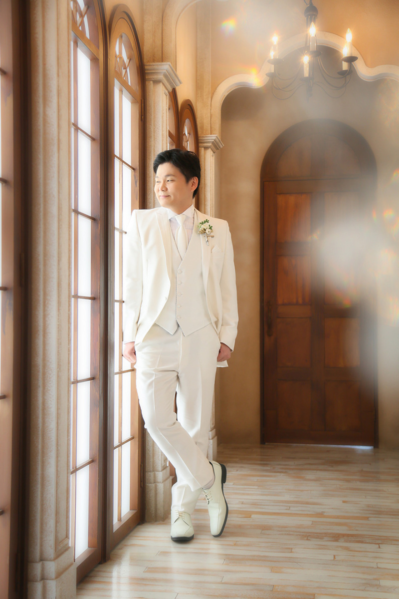 新郎様もかっこよく