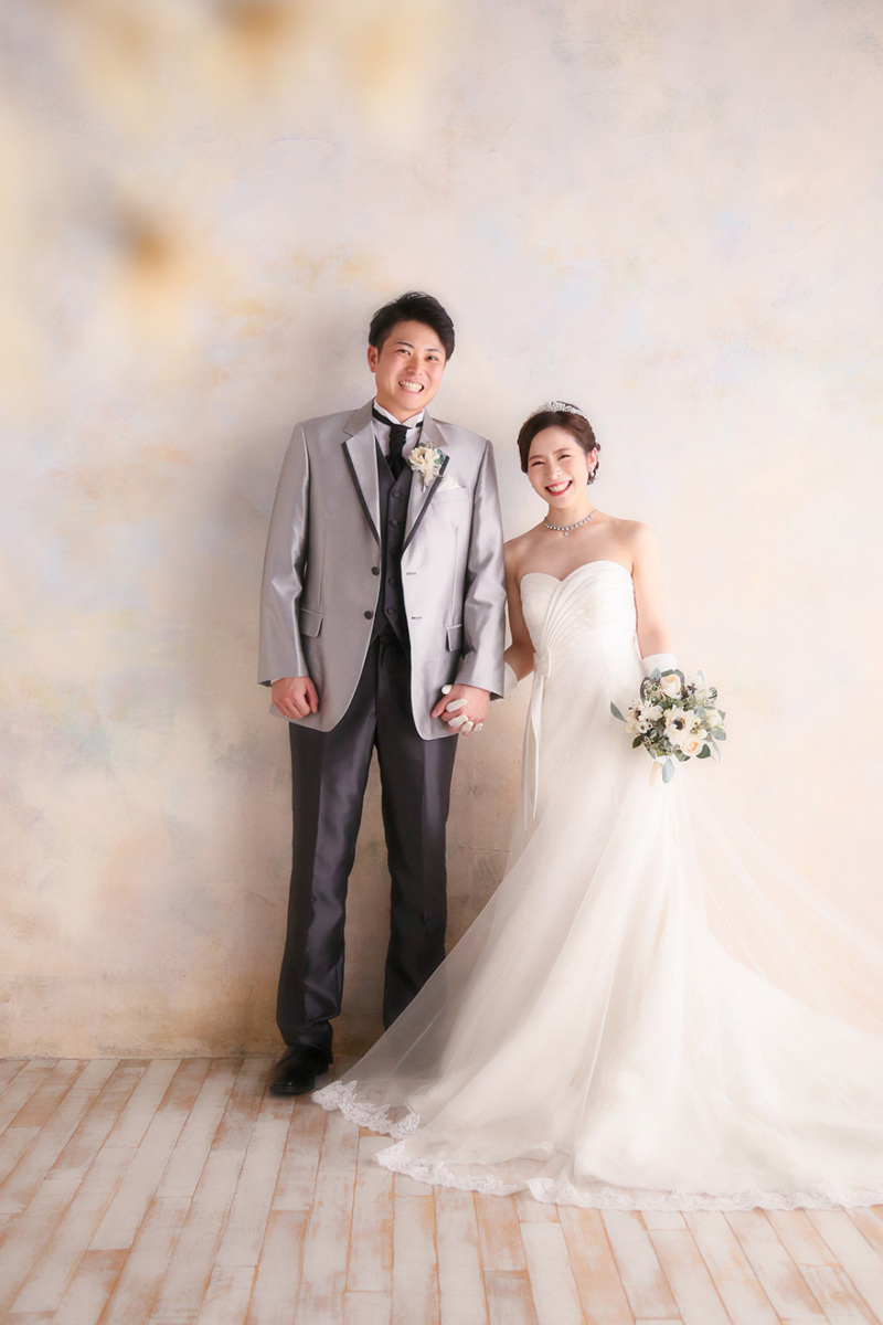 2着目はウェディングドレスで