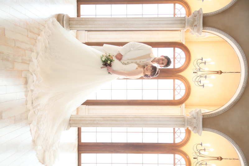 ドレスも映えるショット☆