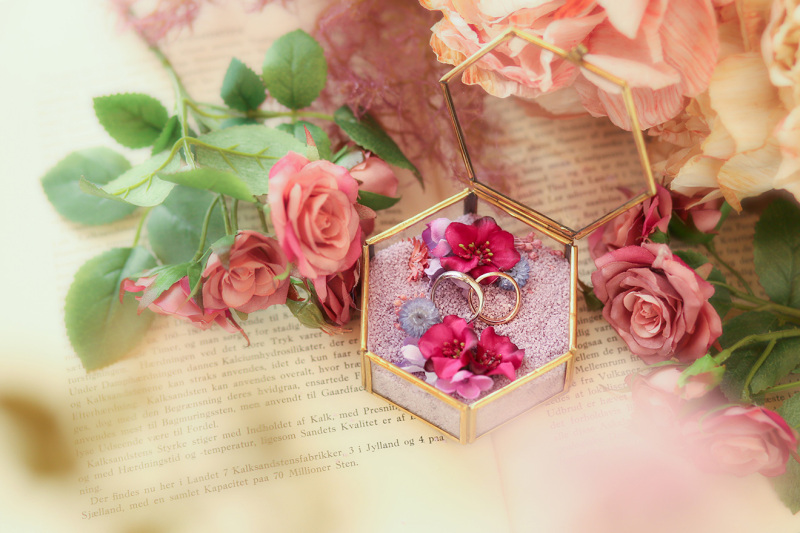 花に囲まれて♡