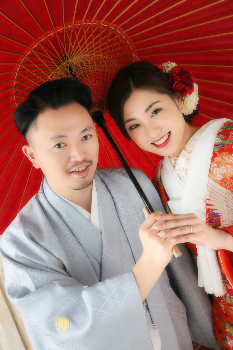 色打掛で華やかに...