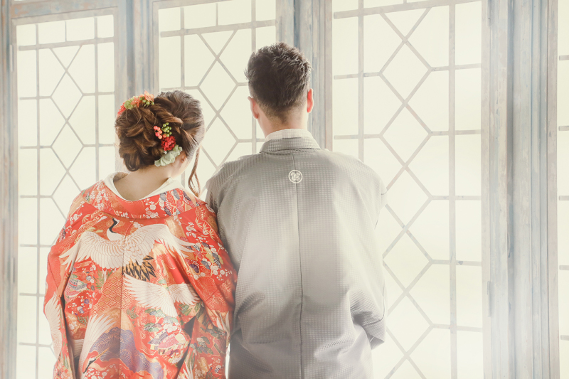 お背中からも溢れ出す、幸せオーラ♪