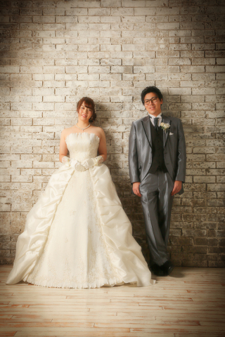 スタジオでロマンチックに