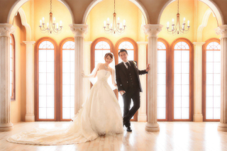 カラー&白ドレス２着プラン　【らかんスタジオ仙台店】