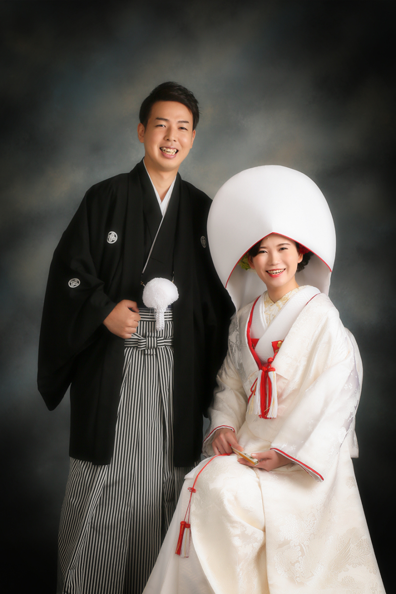 洋髪綿帽子で今風にアレンジ♡