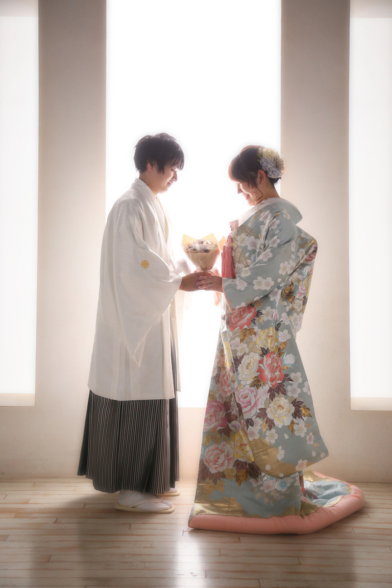 当店の色打掛で…