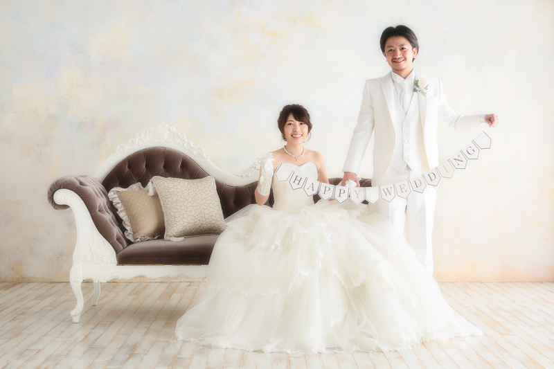 小物を使ってお2人らしく