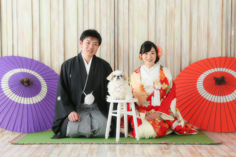 愛犬との撮影も可能です！