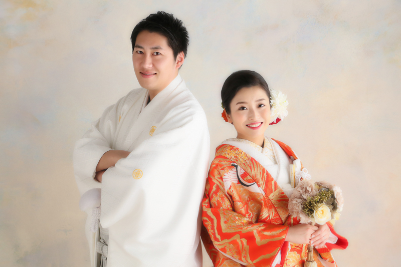 背中合わせで、かっこよく!