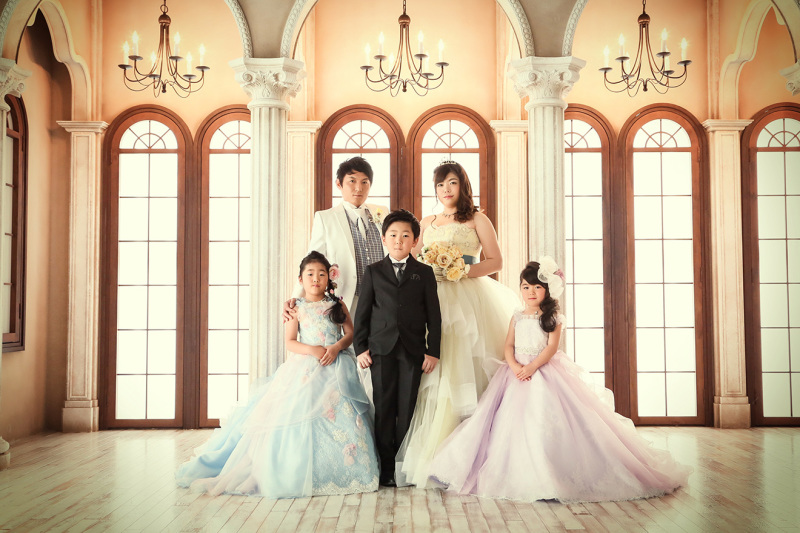 みんなでおめかしして...