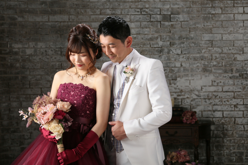 ブーケを見つめながら、、、、♡