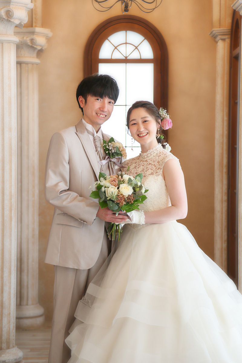 生花を可憐に使用して