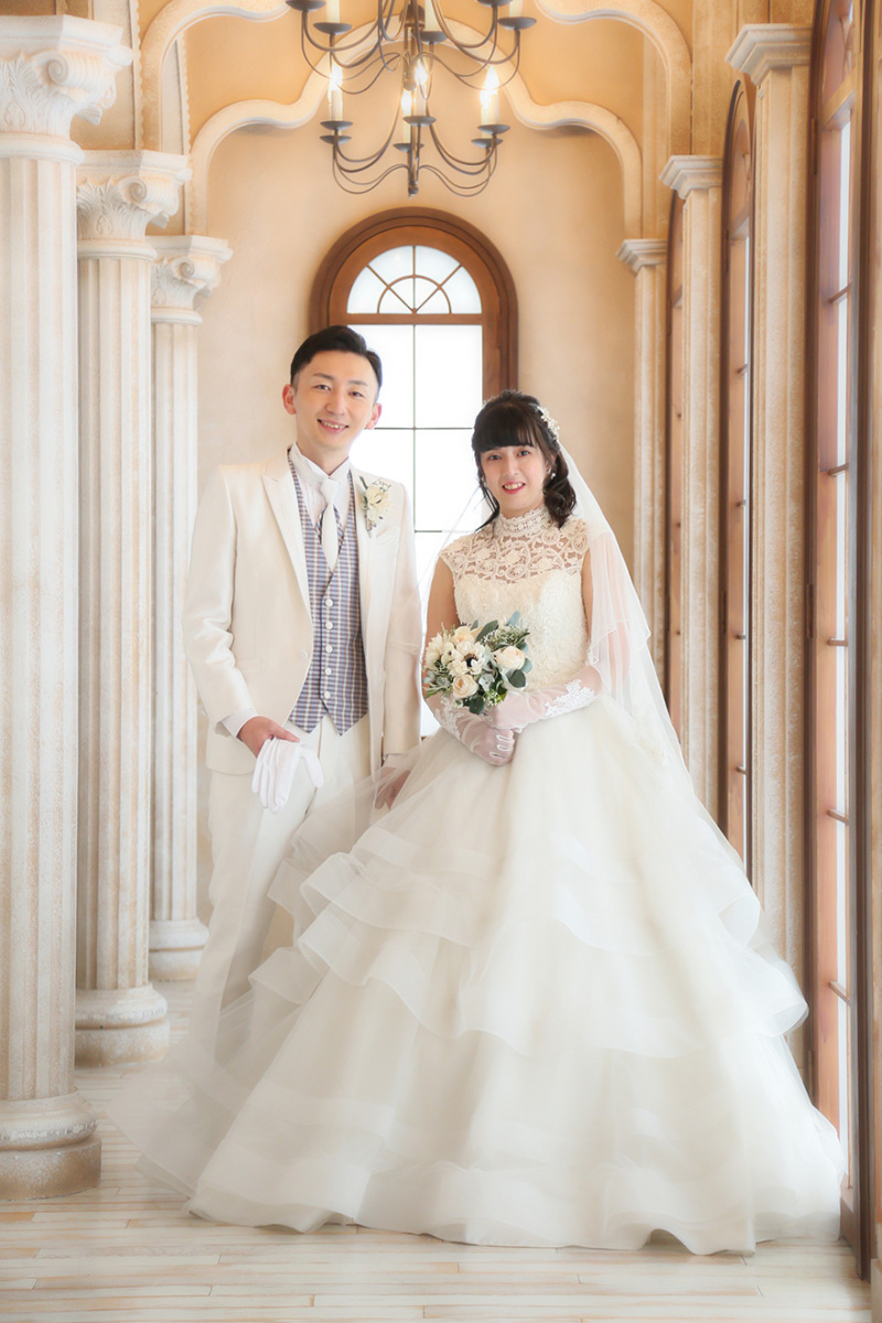 2着目はクラシックな白コーデ♪