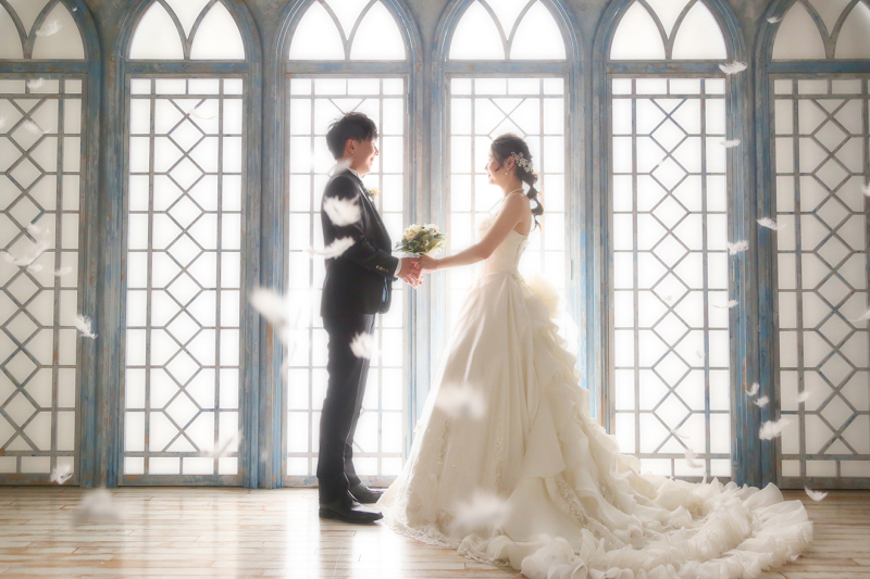 らかんスタジオ仙台東店_ウエディングドレスが豊富