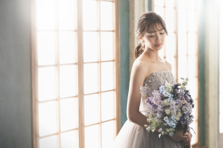 らかんスタジオ仙台東店_ウェディングフォト撮影風景