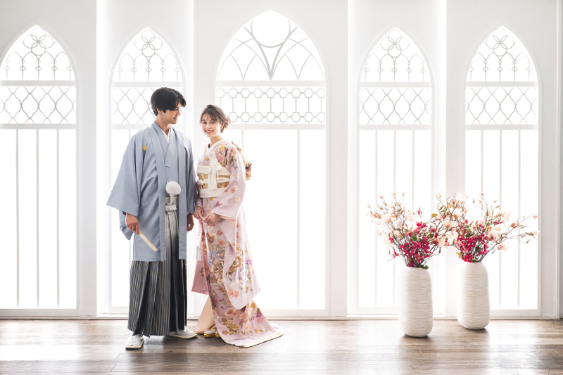 【スタジオ1着ライトコース】和装洋装の中から好きな衣装1着で気軽に撮影33,000円〜♬修整データ1カット付き