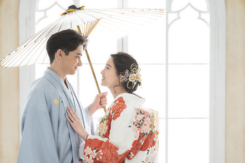 【衣装2着 選び放題コース】衣装ランクアップ料金無料で和洋好きな組み合せで♪(データ100カット・ムービー・ウェルカムボード付)