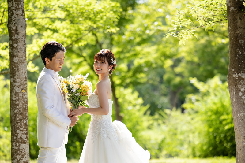 【ロケ&times;スタジオ】和洋装3着でスタジオ＋チャペル／湖畔公園／荒浜の好きなロケ地で撮影◆全データ150カット・ムービー付