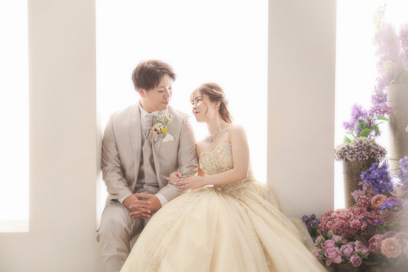 【スタジオ1着×ロケ1着】スタジオ+チャペル/みちのくの杜湖畔公園/荒浜の好きな場所で撮影♬(全データ100カット・ムービー付)