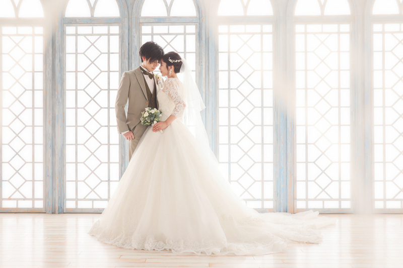 【スタジオ1着×ロケ1着】スタジオ+チャペル/みちのくの杜湖畔公園/荒浜の好きな場所で撮影♬(全データ100カット・ムービー付)