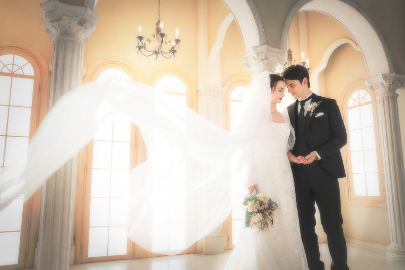 【衣装2着 選び放題コース】衣装ランクアップ料金無料で和洋好きな組み合せで♪(データ100カット・ウェルカムボード付)