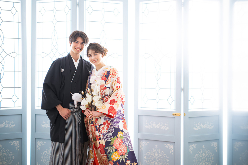 【スタジオ1着ライトコース】和装洋装の中から好きな衣装1着で気軽に撮影33,000円〜♬修整データ1カット付き