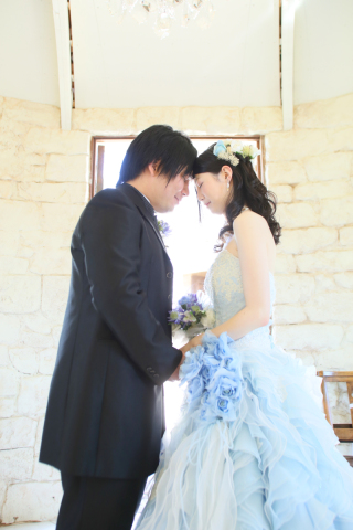 ＊お気に入りのカラードレスで＊