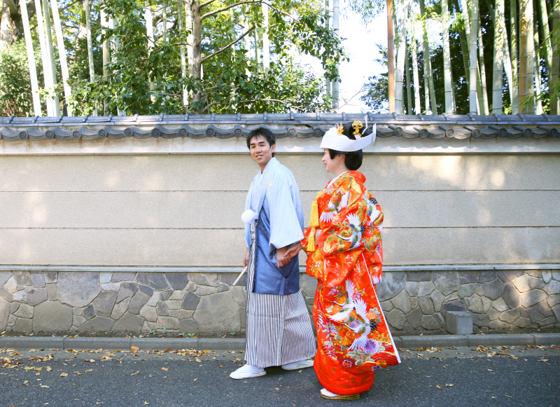 1着目・・・まずは色打掛ロケへ