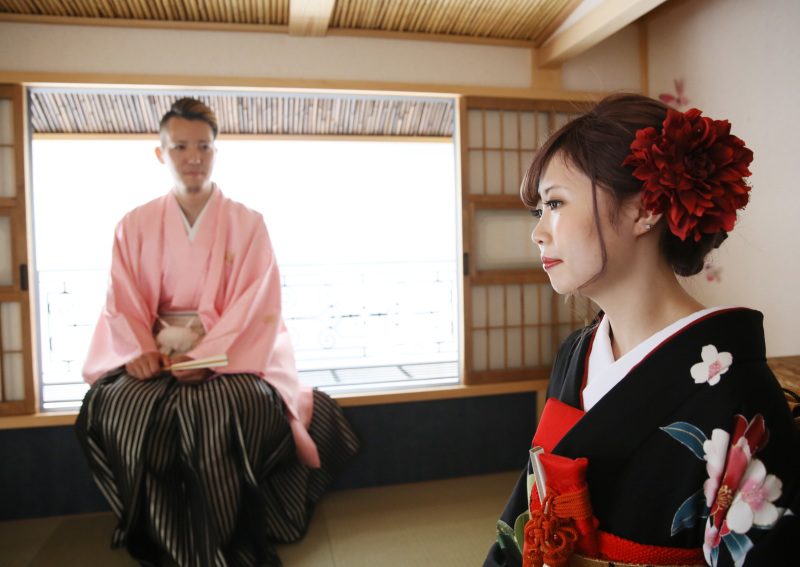 和室での撮影♪