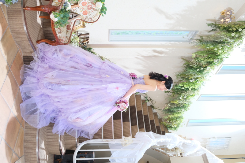 後ろ姿も素敵に♪