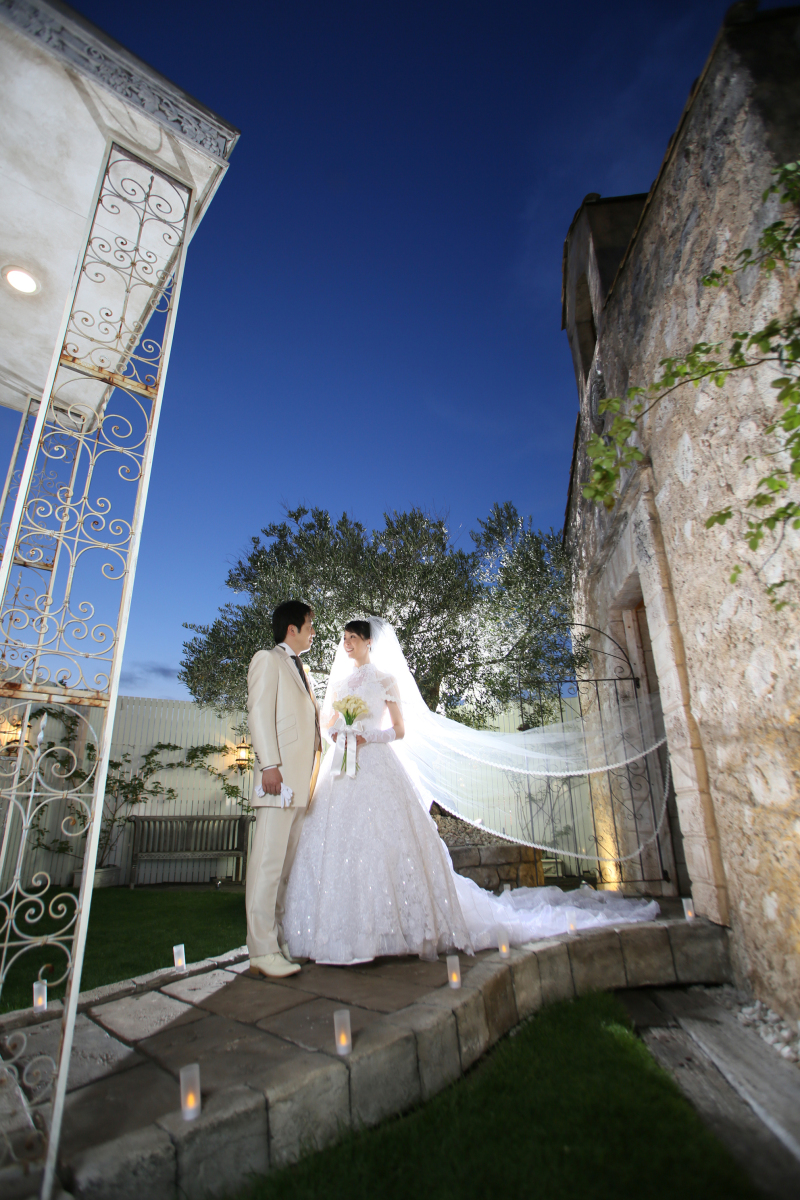 ＊ウエディングドレスナイトフォト＊