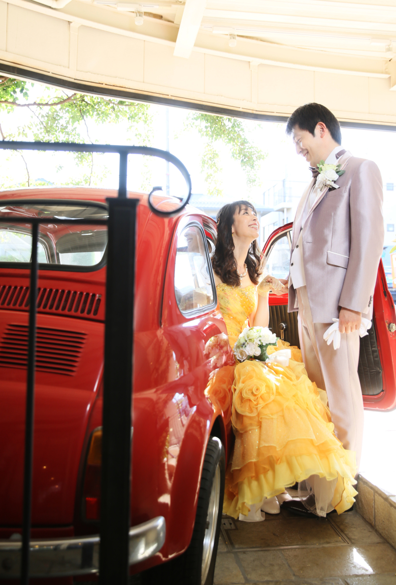 オブジェのFIATでの撮影☆