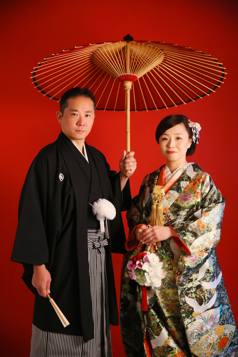 持ち込み着物に打掛を合わせて♪