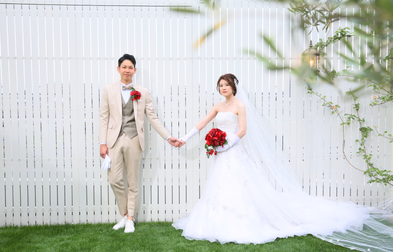 ホワイト＆グリーンのコントラスト☆