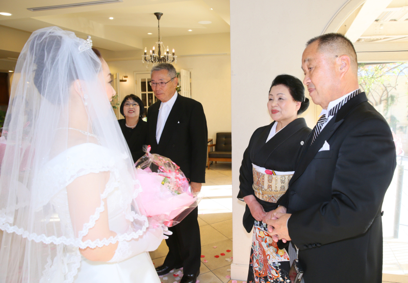 花束贈呈シーン♪