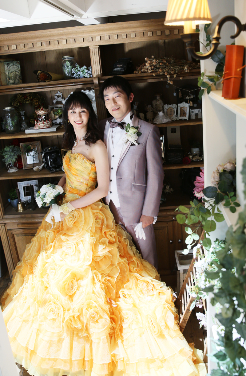 カラードレスはシェーナドゥーノドレスで☆