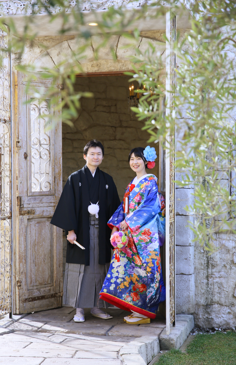 アンティーク感漂う扉の前で♪