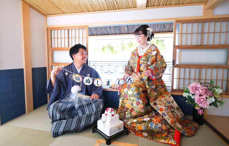 ガーランドとクレイケーキと