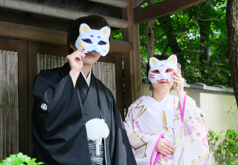 ＊大宮第二公園狐のお面＊