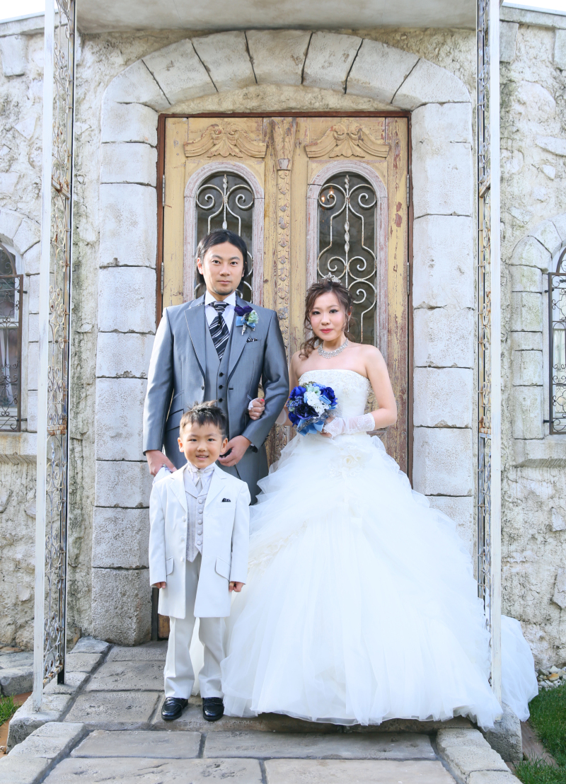 こどもと3人の記念写真♡