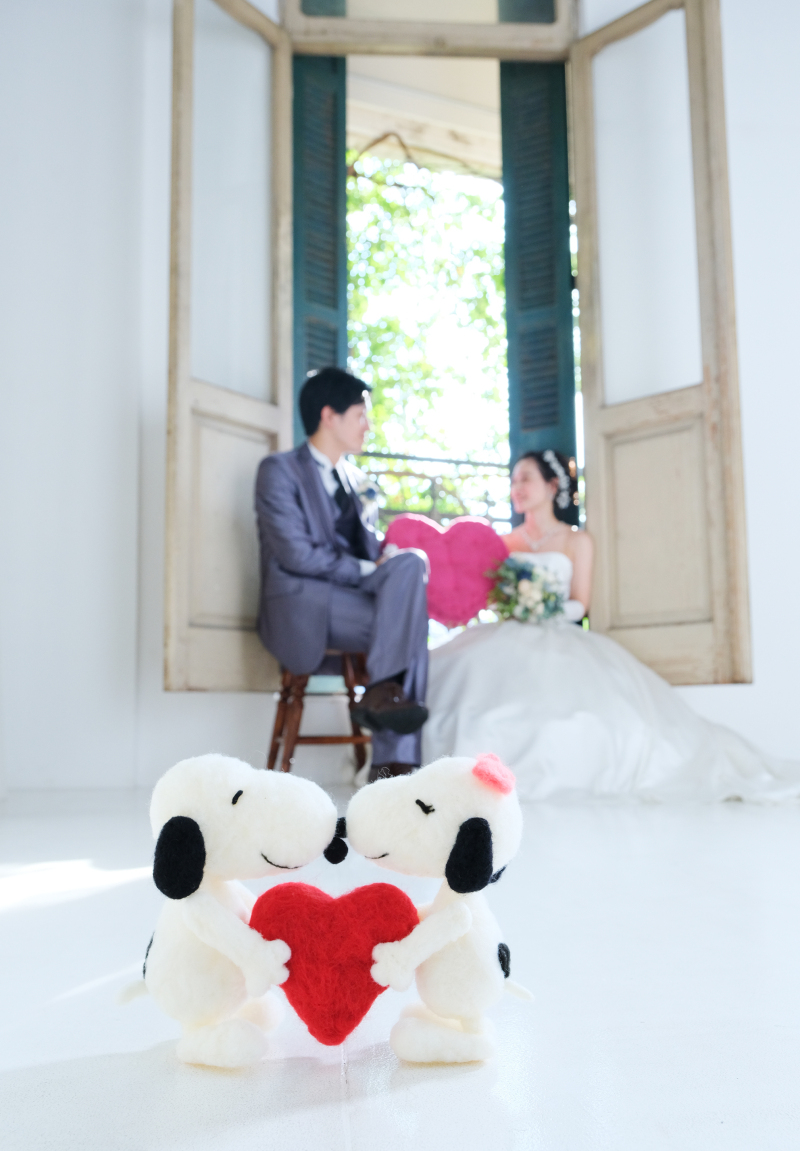 ＊新郎お母様の手作りスヌーピー＊