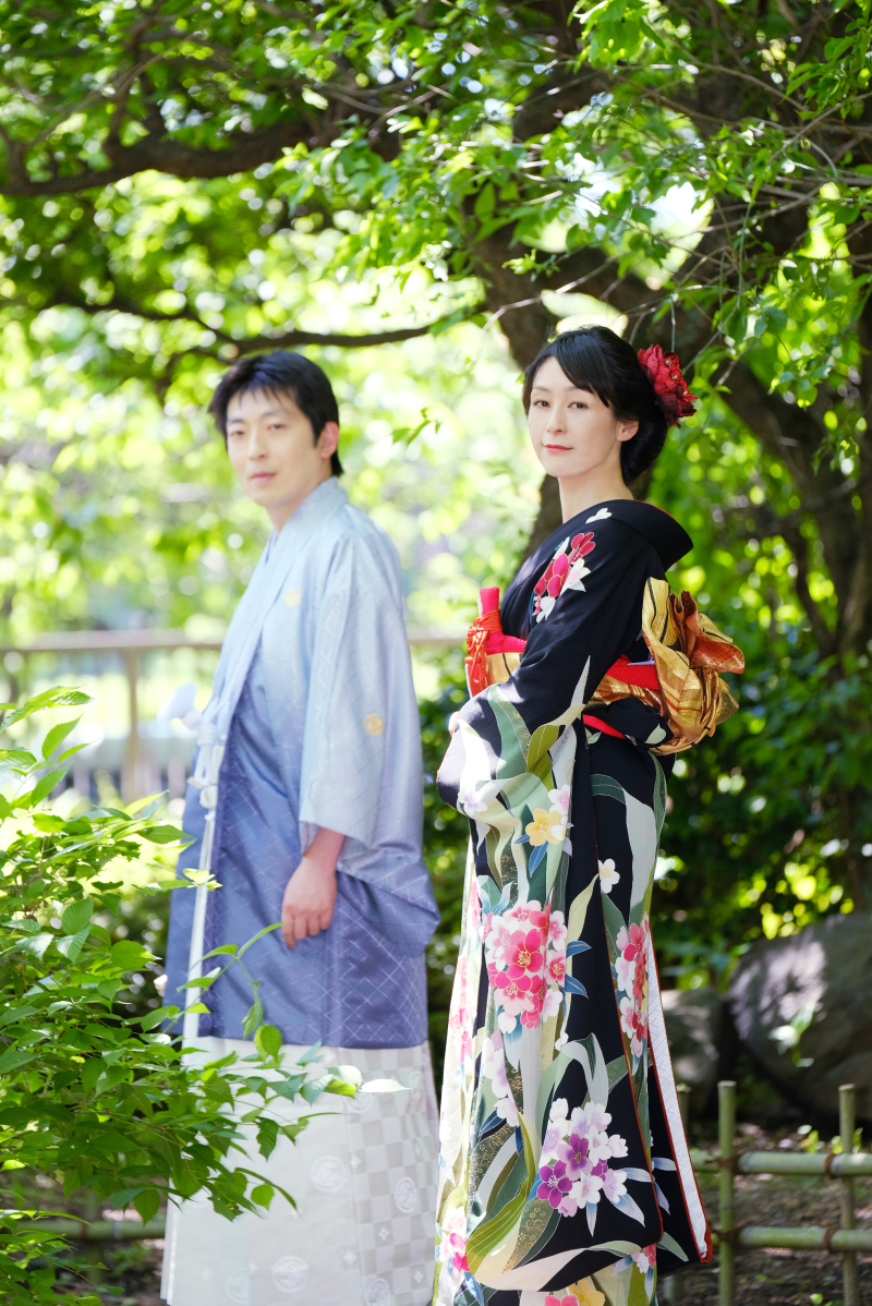 掛下の黒引振袖で、2度アレンジを楽しめます♪