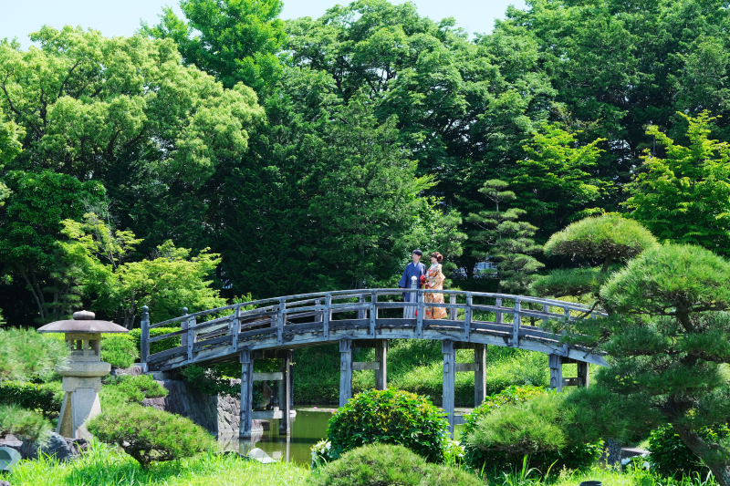 ＊花田苑庭園の橋＊