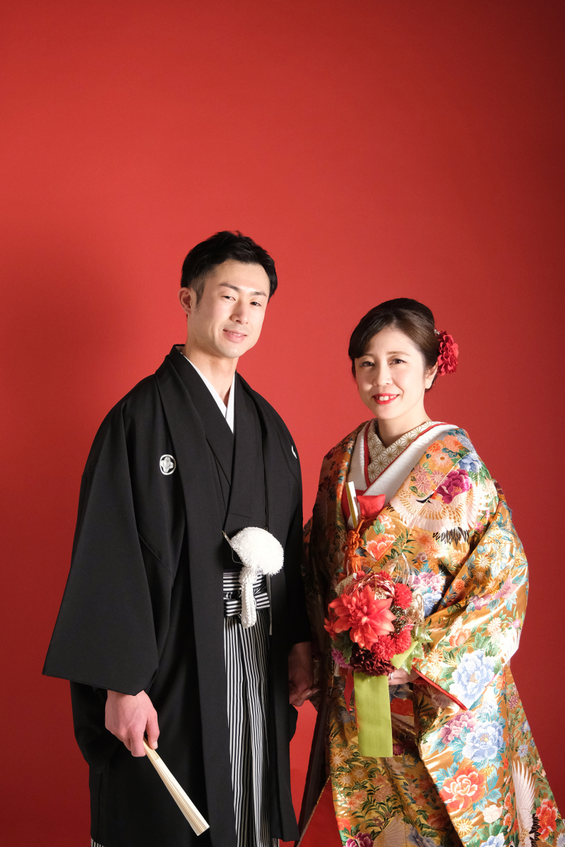 ＊打掛＆赤背景＊