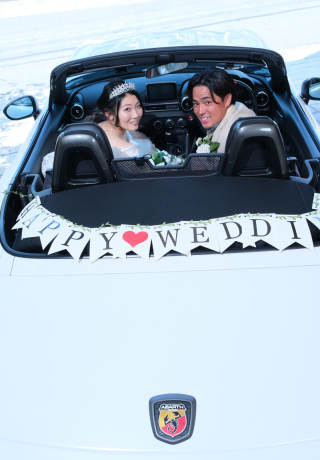 ＊ウエディングドレス＆愛車＊
