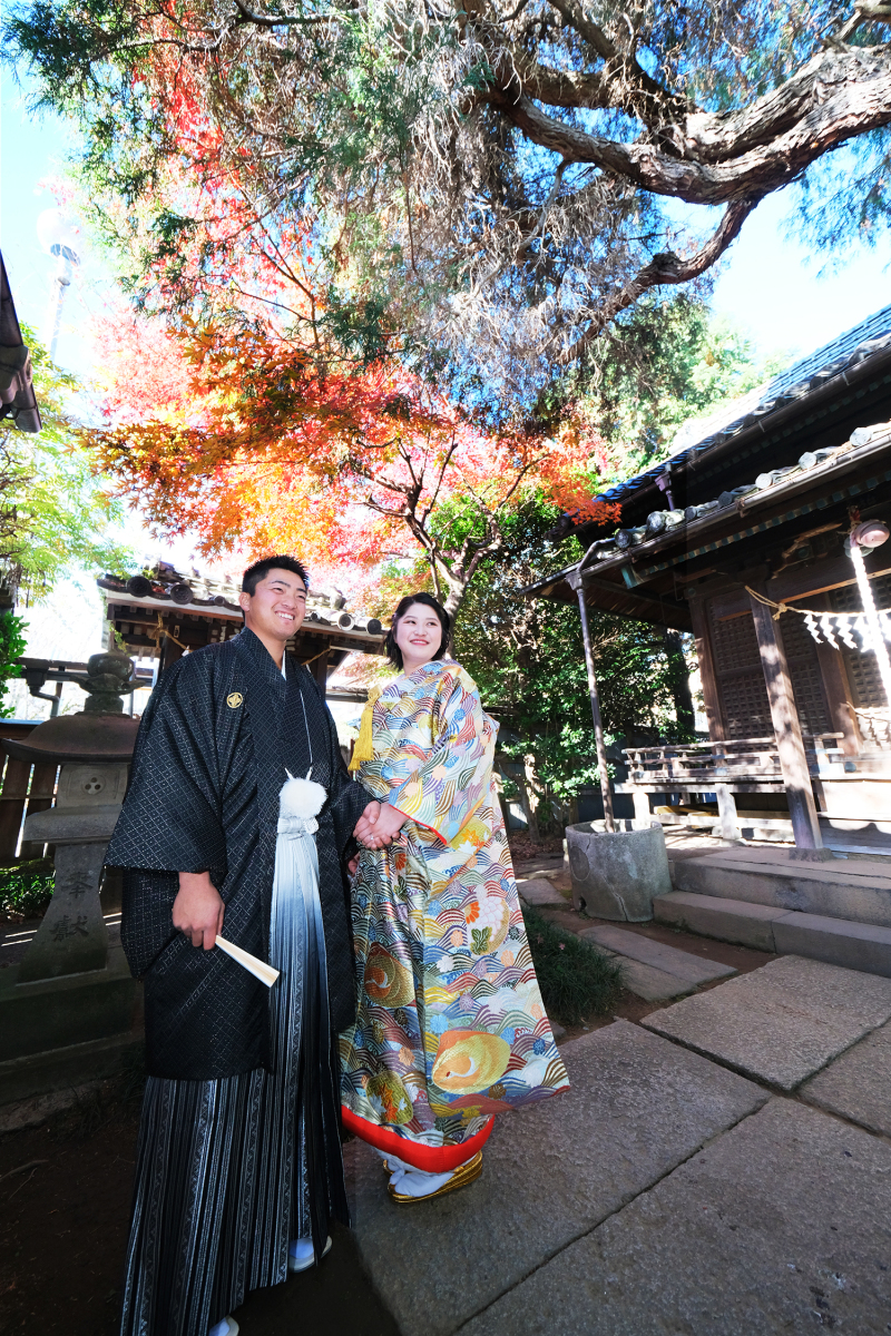 川越街並みフォト　〜主神と紅葉〜