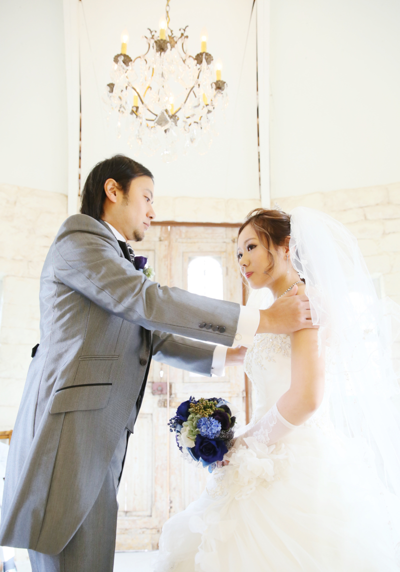 チャペル内もアンティークに♪