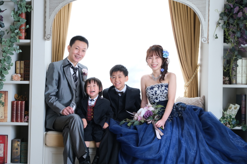 カラードレス&times;家族記念＊＊