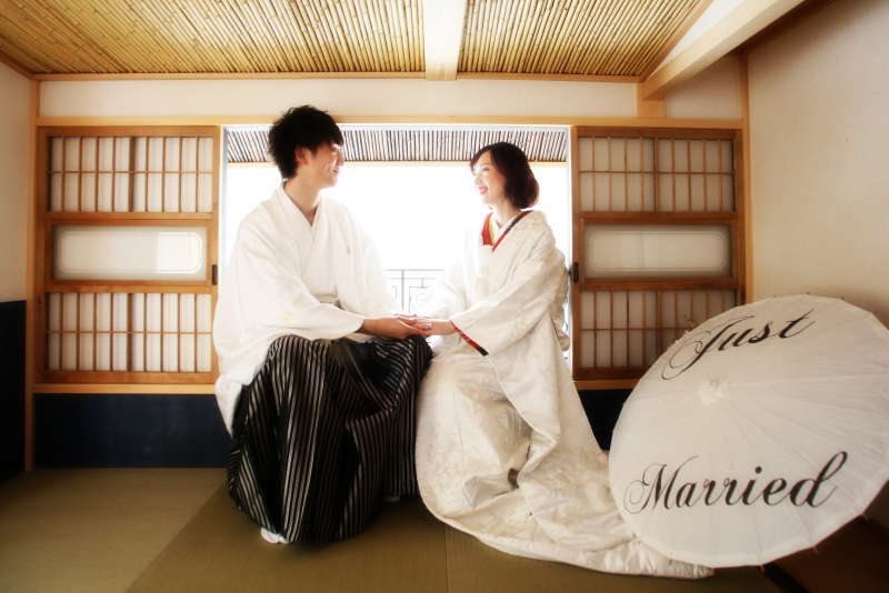 白無垢＆洋髪＆和室♪憧れのシチュエーション♡